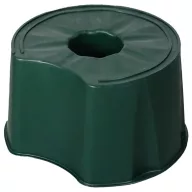   Esővízgyűjtő tartályállvány, ICS M150001V Ecotank, zöld, 210–300 l tartályhoz, kör alakú, műanyag, UV-álló, fagyálló