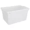 Tárolóedény, ICS P23001, 65 l, fehér, 64,5 × 43 × 32,5 cm, szögletes, konyhai, hús és hal tárolására ideális