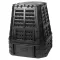 Komposztáló, Qbrick Patrol Eco Multi, fekete, 740 l, 93,3 x 93,3 x 113 cm, fedeles, alsó ürítőajtóval, egyszerű össszeszerelés