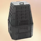 Komposztáló, Prosperplast, Evoblack, fekete, 850 l, 91 x 90 x 134,5 cm, felső fogantyúval, alsó ürítőajtóval, egyszerű összeszerelés