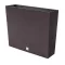 Rattan virágcserép, Prosperplast Rato Case, barna, 58 x 18 cm, magasság: 49,8 cm, betéttel, 12 / 44 l, rattan hatású, négyzetes