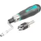 Bitkészlet, Whirlpower SpeedyDriver 96-7914, 14 db, kétirányú racsnis hajtókar, adapter, 12 db 25 mm bit