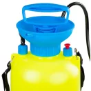 Háti permetező, Strend Pro Goodfarm, 10 liter, sárga, kézi pumpás, kényelmes vállpántos kialakítás, strapabíró tartály