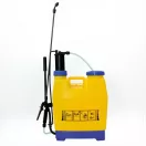 Háti permetező, Strend Pro Goodfarm, 18 liter, sárga, kézi pumpás, kifolyásgátlós, ergonomikus kialakítású