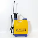 Háti permetező, Strend Pro Goodfarm, 18 liter, sárga, kézi pumpás, kifolyásgátlós, ergonomikus kialakítású