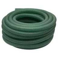   Kerti szívótömlő, Strend Pro Garden ST.Suco 37, zöld, 6/4", 30 m, 38 mm, 8 bar, bordázott, spirálerősített PVC, vákuumálló