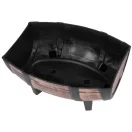 Műanyag virágláda, Strend Pro Garden Woodeff, világosbarna, 41,5 x 29 cm, magasság: 19 cm, hordó formájú, 11 l, fahatású