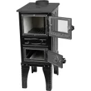 Strend Pro 304-U Mini fa tüzelésű kályha, fekete, 9 kW, 63,5 × 31,5 × 44,1 cm, füstcső átmérő: 130 mm