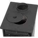 Strend Pro 304-U Mini fa tüzelésű kályha, fekete, 9 kW, 63,5 × 31,5 × 44,1 cm, füstcső átmérő: 130 mm