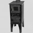 Strend Pro 304-U Mini fa tüzelésű kályha, fekete, 9 kW, 63,5 × 31,5 × 44,1 cm, füstcső átmérő: 130 mm