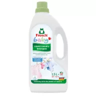   Folyékony mosószer, Frosch Baby, 1500 ml, hipoallergén, babaruhákhoz, színezék és tartósítószermentes, kamillakivonattal