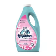   Mosógél, Lavandera, 2500 ml, 50 mosás, cseresznyevirág illat, kíméletes, folteltávolító, textilápoló
