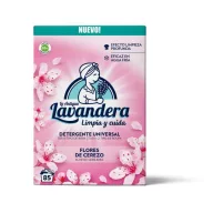   Mosópor, Lavandera, 4675 g, 85 mosás, cseresznyevirág illat, gyengéd tisztítás, hosszan tartó illat