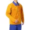 Hegesztő kabát, Strend Pro Industrial, sárga, méret: XL, 98% marhabőr, 2% lángálló szövet, 2. védelmi osztály (TC3134116)