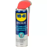   Lítiumzsír spray, WD-40 Specialist, 250 ml, sűrű, tapadó, vízálló zsír tartós kenéshez, elsősorban nagy terhelésű fém–fém érintkezésnél