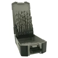   Fúrószárkészlet fémhez, Strend Pro Premium 4241, 25 db, hengeres, átmérő: 1 - 13 mm, HSS 4241 gyorsacél, DIN 338