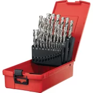   Fúrószárkészlet fémhez, Hilti, 25 db, hengeres, átmérő: 1–13 mm, HSS gyorsacél