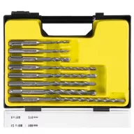  Fúrószárkészlet fémhez, Strend Pro SD051, 8 db, SDS+ befogás, átmérő: 5 - 12 mm, hosszúság: 110 - 210 mm