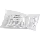Karabiner, Strend Pro, ezüst, 12 mm, zárható, csavaros, hatlapú anyával, láncokhoz és kötelekhez, 10 db-os csomag (TC429612)