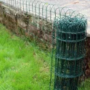 PVC bevonatos kerítésháló, Strend Pro Garden Gardenet, zöld, 90 cm x 25 m, szemméret: 150 x 90 mm, PVC bevonatos acélhuzal, négyszögletű, dekoratív felső kialakítás