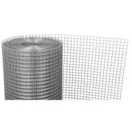   Ponthegesztett háló, Strend Pro Garden ZN, ezüst, 100 cm x 25 m, rácsméret: 10 x 10 mm, drótvastagság: 0,8 mm, horganyzott, négyzetrács
