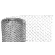   Csibeháló, csirkeháló, Strend Pro Garden Hex ZN, ezüst, 100 cm x 10 m, szemméret: 13 mm, drótvastagság: 0,7 mm, horganyzott, hatszögletű