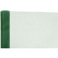   Műanyag kerítésháló, Strend Pro Garden Economy 3, zöld, 100 cm x 5 m, szemméret: 10 x 10 mm, 300 g/m2, 45°-ban döntött négyzetrács, 100 % műanyag