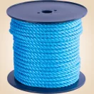 Polipropilén sodrott kötél, Strend Pro Premium, kék, hosszúság: 100 m, átmérő: 12 mm, teherbírás: 1940 kg, vízálló, kopásálló, időjárásálló, dobon