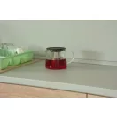 Teáskanna, MagicHome TP003, 1500 ml, átlátszó, boroszilikát üveg, rozsdamentes acél szűrővel, műanyag fedél, mosogatógépben mosható