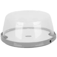   Tortadoboz, MagicHome Caker CC02R, átlátszó, 290 x 160 mm, műanyag, fedeles, kapcsos, tálcával, hűtőbe tehető, szállításhoz és tároláshoz