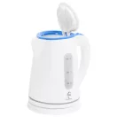 Vízforraló, MagicHome Adira, 1800 ml, fehér, 1850–2200 W, gyorsforraló, rejtett fűtőszál, 360°-os talp, vízkőszűrő, automatikus kikapcsolás, üresjárat és túlmelegedés elleni védelem