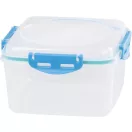 Tárolódoboz szett, MagicHome YH309, átlátszó, 3 db, 1200 ml, 170 × 170 × 126 mm, négyzet alakú, klipszes, műanyag, mikrózható, mosogatógépben mosható