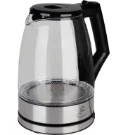   Vízforraló, MagicHome Zaira, 1800 ml, átlátszó, 1850–2200 W, gyorsforraló, rejtett fűtőszál, 360°-os talp, kivehető vízkőszűrő, automatikus kikapcsolás