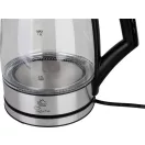 Vízforraló, MagicHome Zaira, 1800 ml, átlátszó, 1850–2200 W, gyorsforraló, rejtett fűtőszál, 360°-os talp, kivehető vízkőszűrő, automatikus kikapcsolás