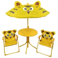 LEQ MELISENDA Tigre kerti bútor szett napernyővel - tigris