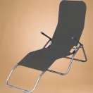 Strend Pro Jamaica napozóágy, 140 x 60 x 95 cm, sötétszürke, összecsukható fémvázas kialakítás, állítható pozícióval, légáteresztő hálós fekvőfelülettel
