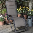 Napozóágy, ST Leisure Equipment Carolina, 160 x 60 x 110 cm, szürke, állítható pozícióval, fémvázas kialakítás, légáteresztő hálós fekvőfelülettel