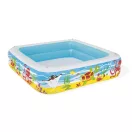 BESTWAY, 52192 medence, Coral reef, felfújható gyermekmedence tetővel, 1,47 x 1,47 x 1,22 m