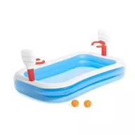   BESTWAY, 54122, Basketball, felfújható gyermekmedence, 2,51 x 1,68 x 1,02 m