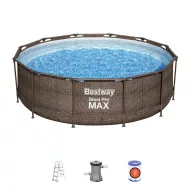   Bestway Steel Pro Max Rattan 3,66 m x 100 cm medence szett (56709)