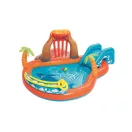 BESTWAY, 53069, Lava Lagoon, felfújható gyermekmedence, 2,65 x 2,65 x 1,04 m