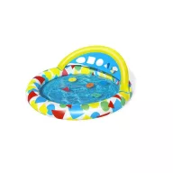   BESTWAY, 52378, Splash & Learn, felfújható gyermekmedence beilleszthető alakzatokkal, 1,2 x 1,17 x 0