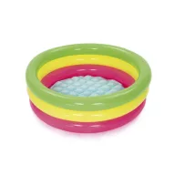   BESTWAY, 51128, Summer, felfújható szivárványszínű gyermekmedence, 0,70 x 0,24 m