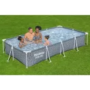 BESTWAY Steel Pro csővázas medence szett, 366 × 201 × 66 cm, papírszűrős, leeresztőszeleppel (561FV)