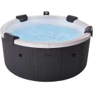 Jakuzzi, MSpa Frame Denver F-DE066W, 6 személyes, 970 l, 182 x 70 cm, masszázs funkció, LED világítás, UVC fertőtlenítés, fa hatású burkolat