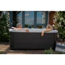 Jakuzzi, MSpa Frame Oslo Aero PLUS, 6 személyes, 1150 l, 180 x 180 x 65 cm, duál masszázsrendszer, LED világítás, UVC fertőtlenítés, erősített PVC