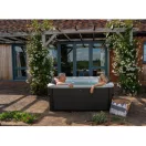 Jakuzzi, MSpa Frame Oslo Aero PLUS, 6 személyes, 1150 l, 180 x 180 x 65 cm, duál masszázsrendszer, LED világítás, UVC fertőtlenítés, erősített PVC