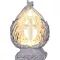 Napelemes sírdísz, MagicHome Vianoce, szárnyak kereszttel, 16,5 x 10 x 24 cm, polirezin, 1 db LED, melegfehér