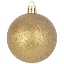 MagicHome karácsonyi gömbök, 20 db, 6 cm, arany, karácsonyfára