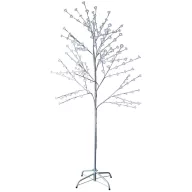   MagicHome Cherry Tree karácsonyi dekoráció, fa, 180 cm, 120 hidegfehér LED, 230 V, IP44